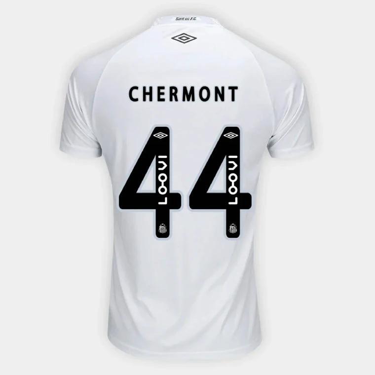 Santos FC CHERMONT 44 Home 2025-26 Jersey – White by Soccer Jersey