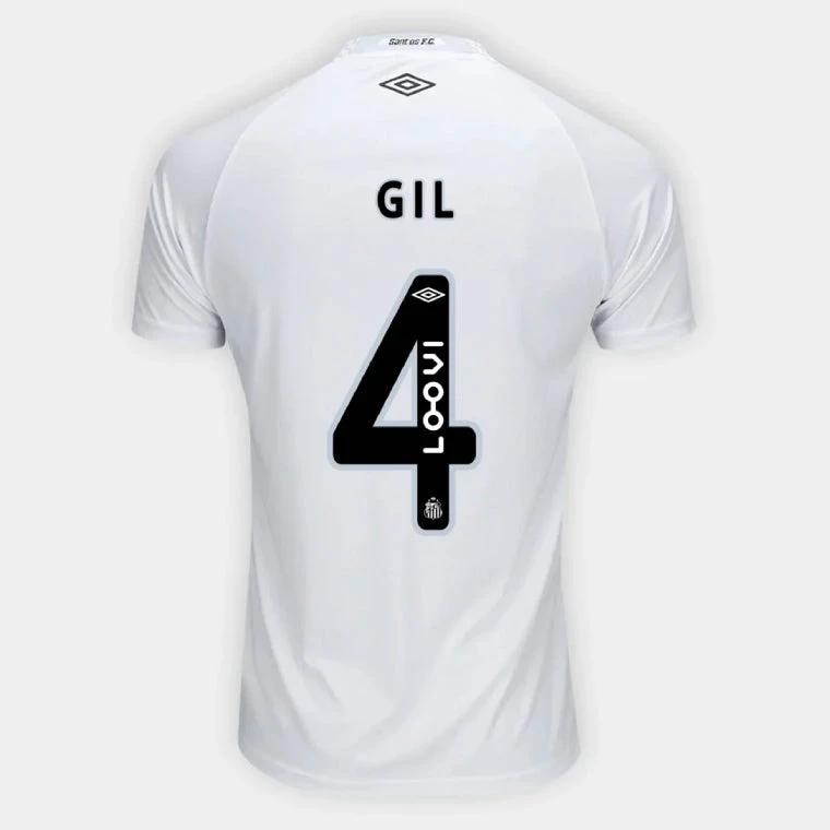 Santos FC GIL 4 Home 2025-26 Jersey – White by Soccer Jersey