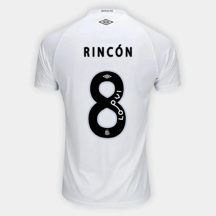 Santos FC RINCON 8 Home 2025-26 Jersey – White by Soccer Jersey