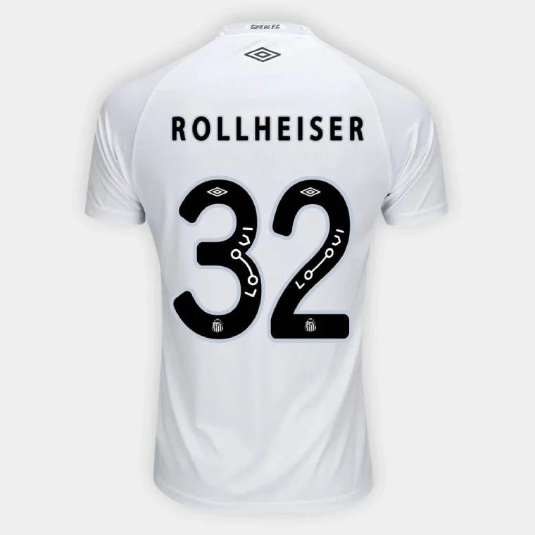 Santos FC ROLLHEISER 32 Home 2025-26 Jersey – White by Soccer Jersey