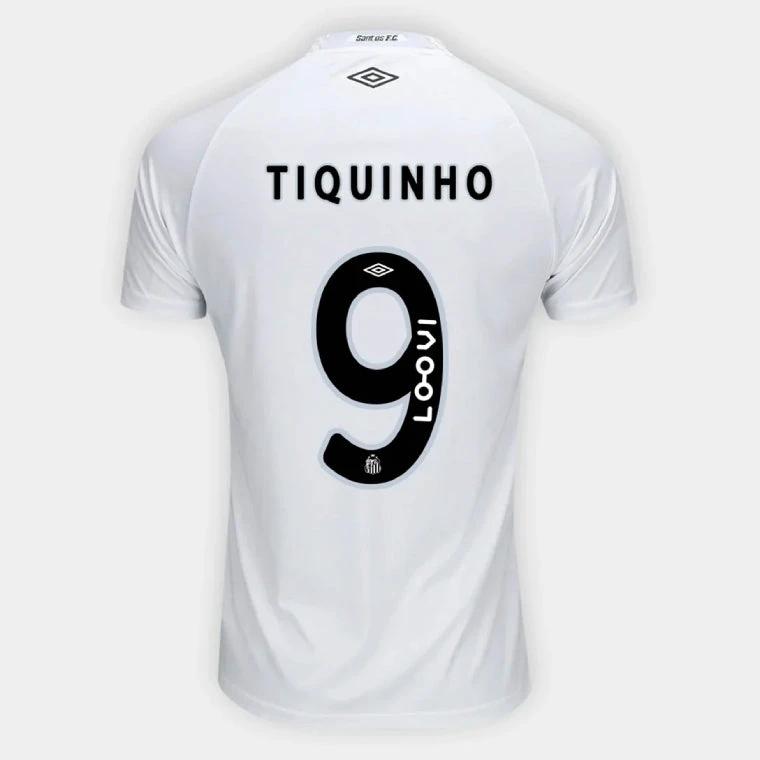 Santos FC TIQUINHO 9 Home 2025-26 Jersey – White by Soccer Jersey
