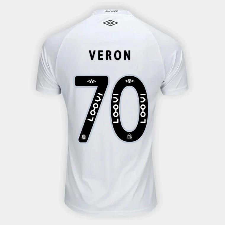 Santos FC VERON 70 Home 2025-26 Jersey – White by Soccer Jersey