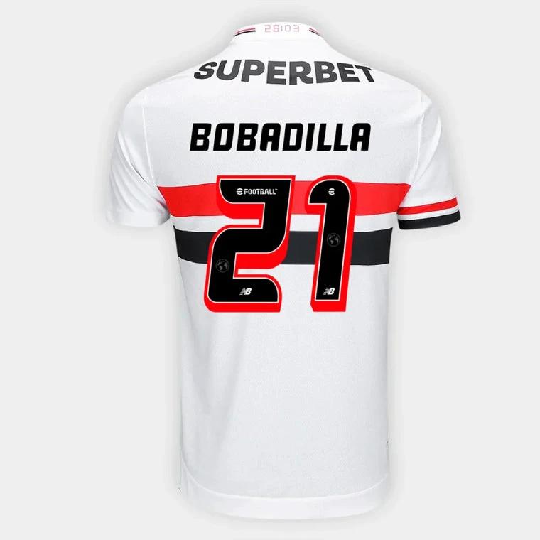 Sao Paulo FC BOBADILLA 21 Home 2025-26 Jersey – White by Soccer Jersey