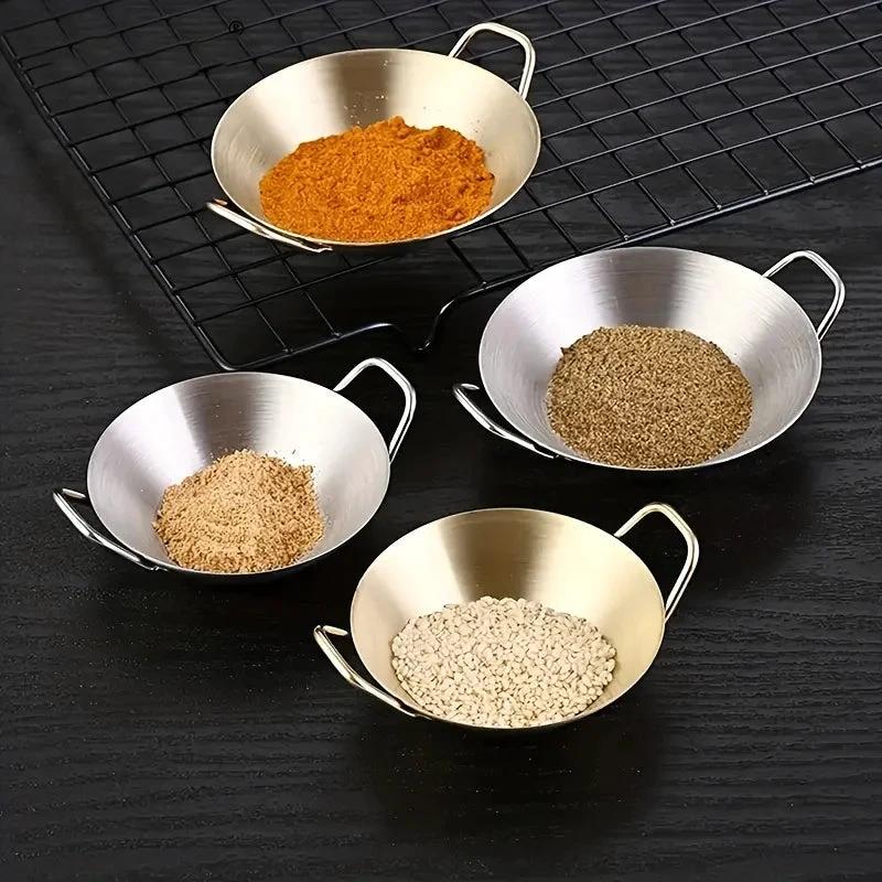 Sauce Dipping Bowl Stainless Steel Dipping Cups Round Sauce Dishes by Bowlift