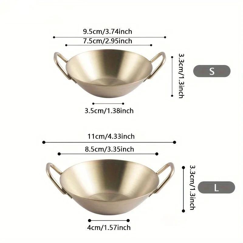 Sauce Dipping Bowl Stainless Steel Dipping Cups Round Sauce Dishes by Bowlift