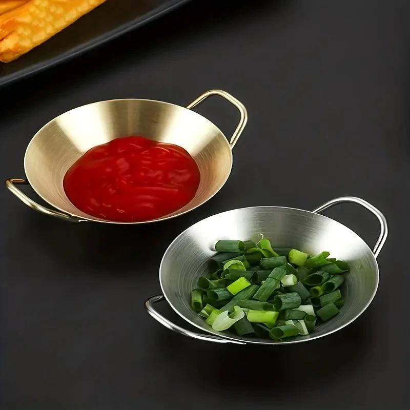 Sauce Dipping Bowl Stainless Steel Dipping Cups Round Sauce Dishes by Bowlift