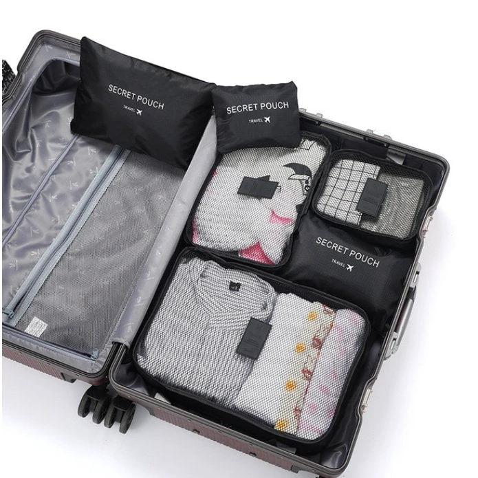 Organizer Luggage Packing Cubes Inner Pockets (6 Pieces) by BowLift