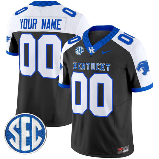 Custom Kentucky Wildcats Jersey Name, Number 2025 Limited Stitched Black Alter by My Store