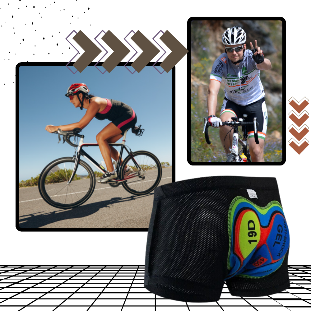 Seamless Padded Cycling Shorts by BowLift