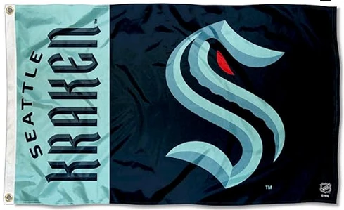 Seattle Kraken Flag-3x5FT NHL Seattle Kraken -100% polyester by flagsshop