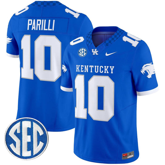 Babe Parilli Jersey #10 Kentucky Wildcats 2025 Limited Stitched Royal by My Store