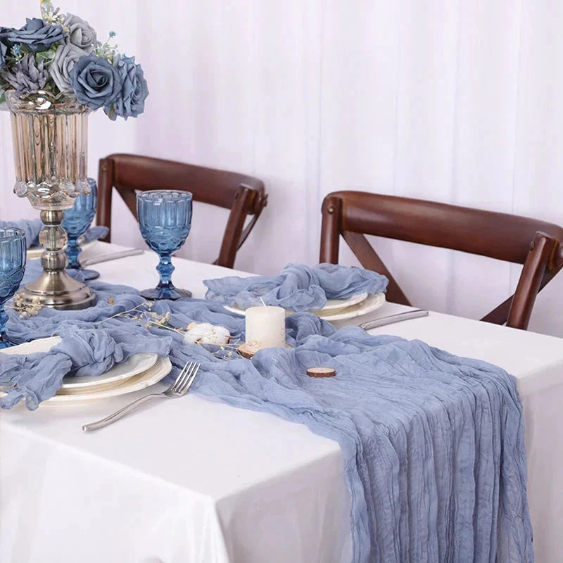 Set of 50 Gauze Cheesecloth Napkin Dinner Cloth Napkins Wrinkled Cloth by Bowlift