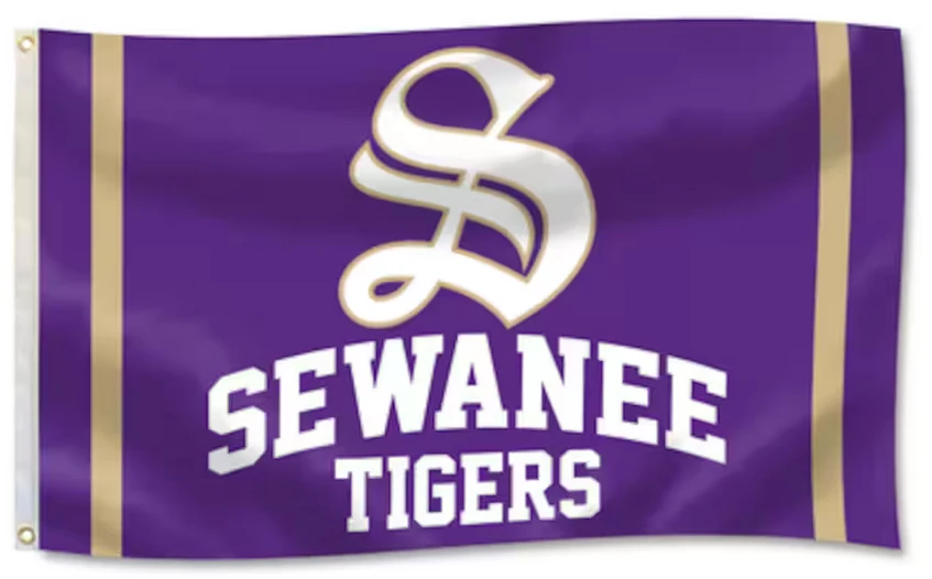 Sewanee Flag -3x5 FT Banner-100% polyester-2 Metal Grommets-The University of the South Tapestry by flagsshop