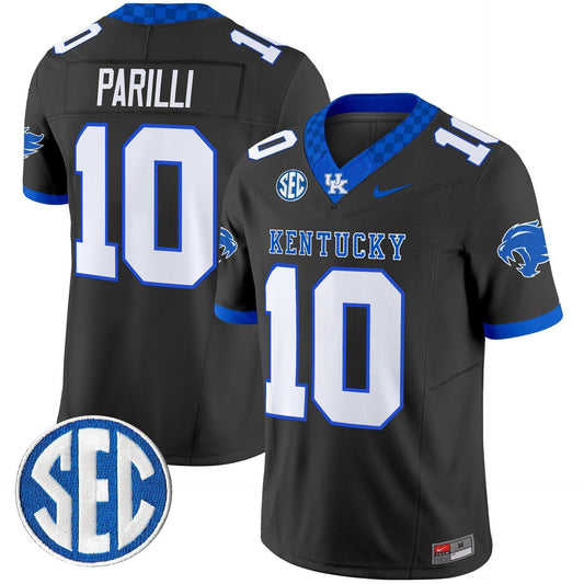Babe Parilli Jersey #10 Kentucky Wildcats 2025 Limited Stitched Black by My Store