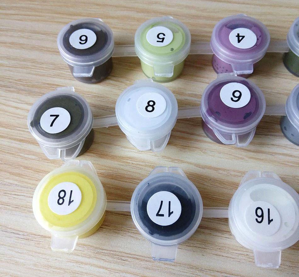 Ship at Sea - Van-Go Paint-By-Number Kit by Bowlift