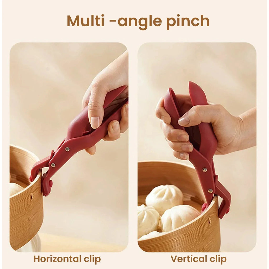Silicone Anti-Scald Clip Heat Resistant Plate Bowl Lifter Pot Holder by Bowlift