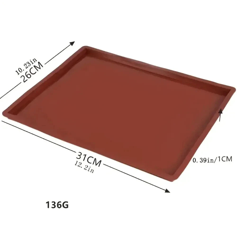 Silicone Baking Mats Non-Stick Reusable Pastry and Cake Roll Mats by Bowlift