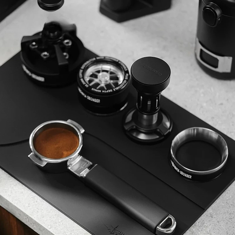 Silicone Espresso Tamping Mat Non-Slip Barista Counter Protection Pad by Bowlift