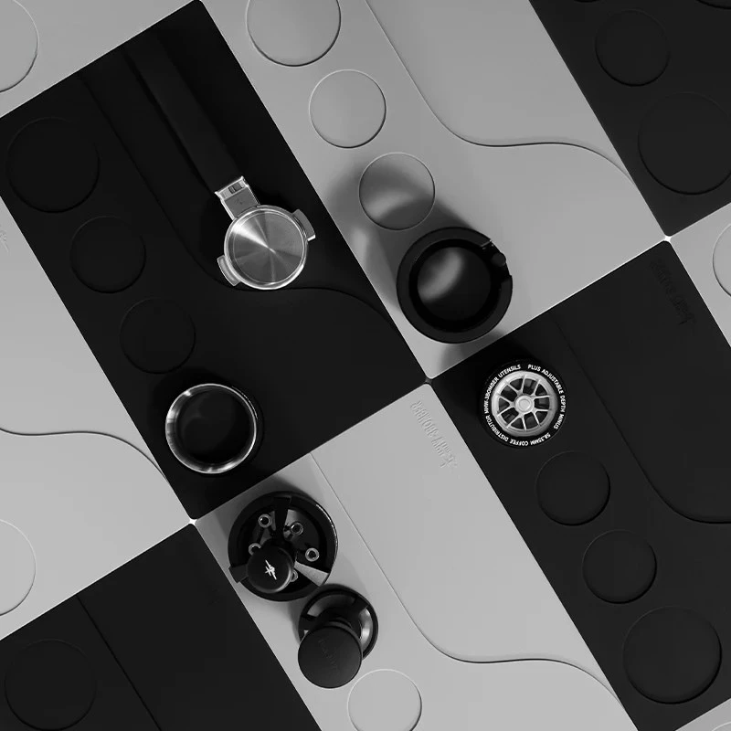Silicone Espresso Tamping Mat Non-Slip Barista Counter Protection Pad by Bowlift