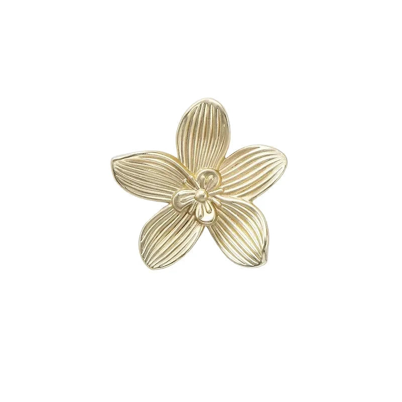 Single Hole Creative Petal Cabinet Knobs Furniture Handles Drawer Pull by Bowlift