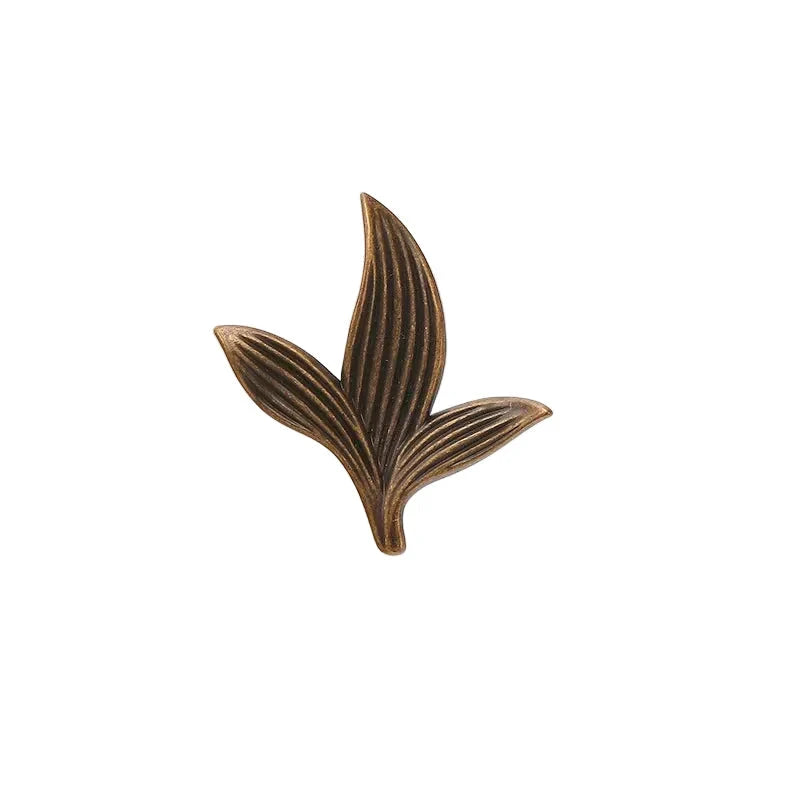 Single Hole Creative Petal Cabinet Knobs Furniture Handles Drawer Pull by Bowlift