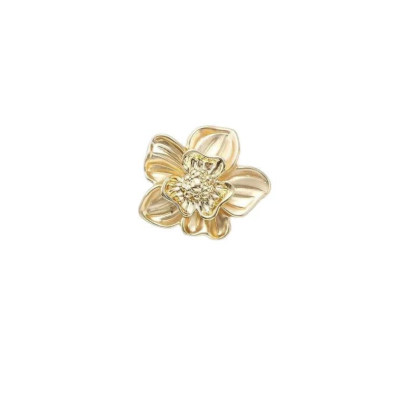 Single Hole Creative Petal Cabinet Knobs Furniture Handles Drawer Pull by Bowlift