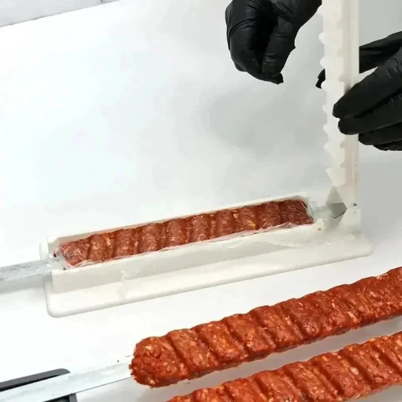 Single Row Kebab Maker BBQ Meat Skewer Machine Kebab Press Maker by Bowlift