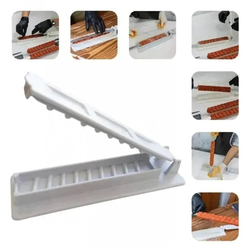 Single Row Kebab Maker BBQ Meat Skewer Reusable Barbecue Maker by Bowlift