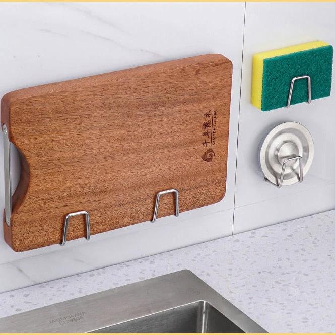 Sink Sponge Rack Drain Storage Shelf Stainless Steel Sponge Holder by Bowlift