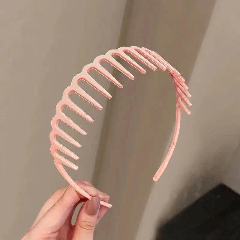 Stylish Matte Face Wash Headband with Teeth for Anti-Slip by BowLift