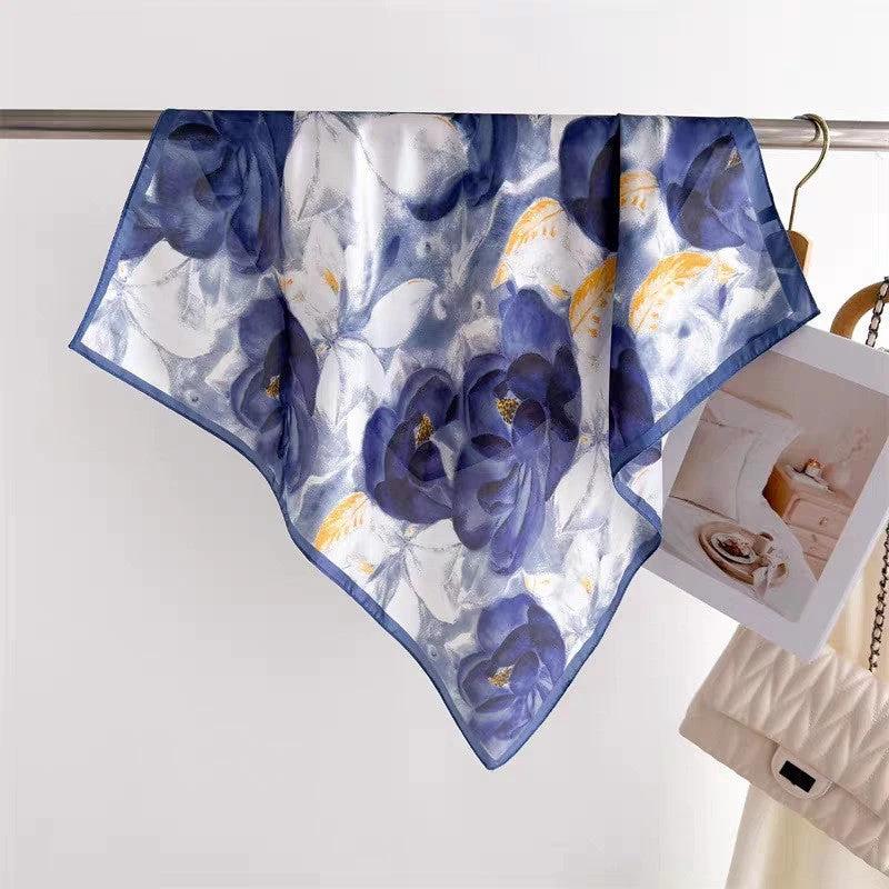 Retro Korean Style Faux Silk Scarf by BowLift