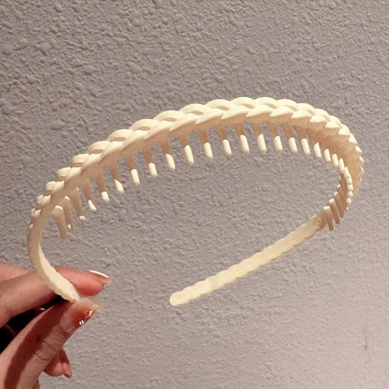 Stylish Matte Face Wash Headband with Teeth for Anti-Slip by BowLift