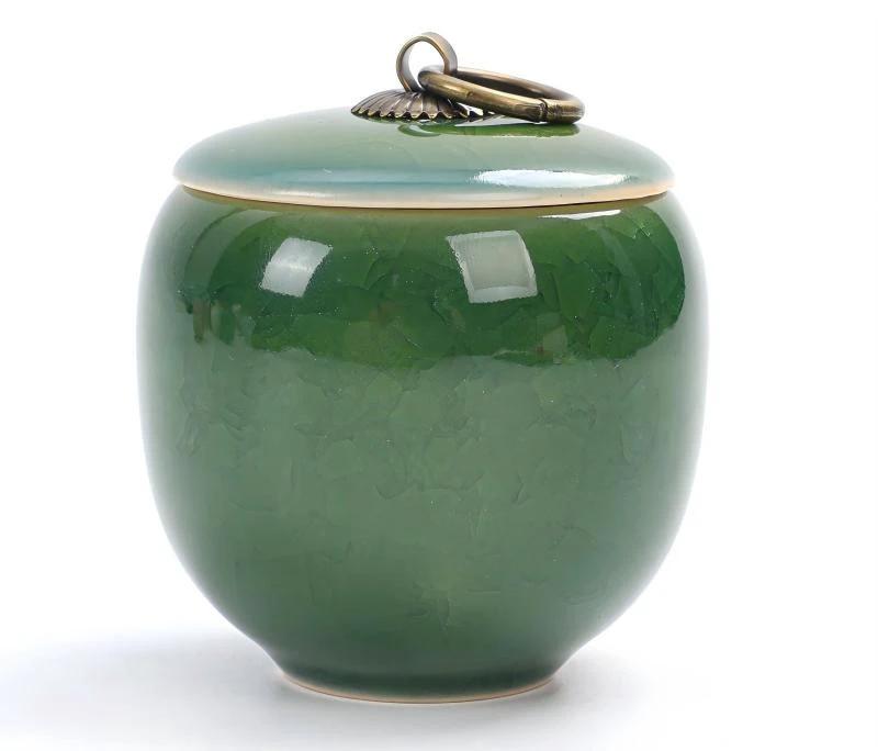 Travel Tea Clay Tea Jar with Cracked Sandwich Design by BowLift