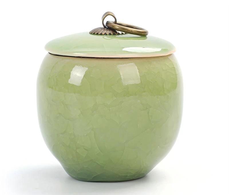 Travel Tea Clay Tea Jar with Cracked Sandwich Design by BowLift