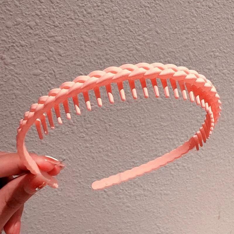 Stylish Matte Face Wash Headband with Teeth for Anti-Slip by BowLift