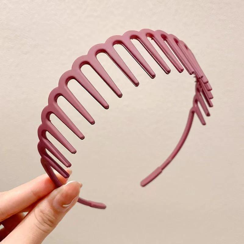 Stylish Matte Face Wash Headband with Teeth for Anti-Slip by BowLift