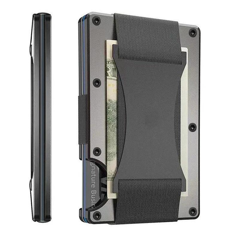 Clip-on Aluminum Alloy Anti-theft Card Holder by BowLift