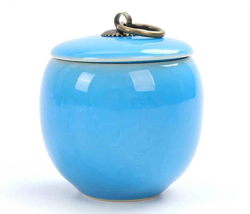Travel Tea Clay Tea Jar with Cracked Sandwich Design by BowLift