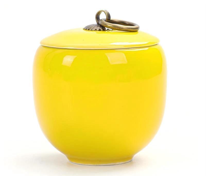 Travel Tea Clay Tea Jar with Cracked Sandwich Design by BowLift