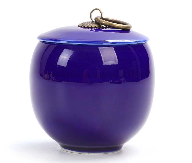 Travel Tea Clay Tea Jar with Cracked Sandwich Design by BowLift