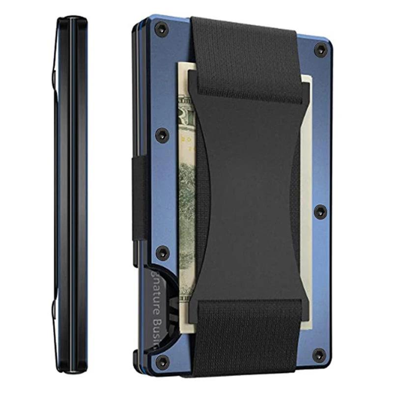 Clip-on Aluminum Alloy Anti-theft Card Holder by BowLift