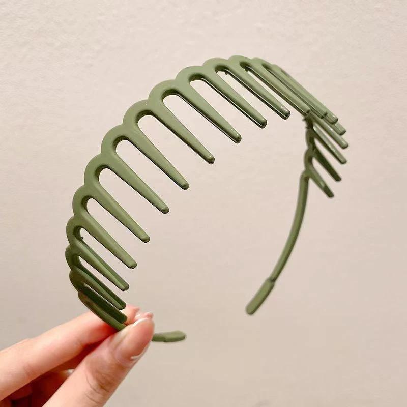 Stylish Matte Face Wash Headband with Teeth for Anti-Slip by BowLift