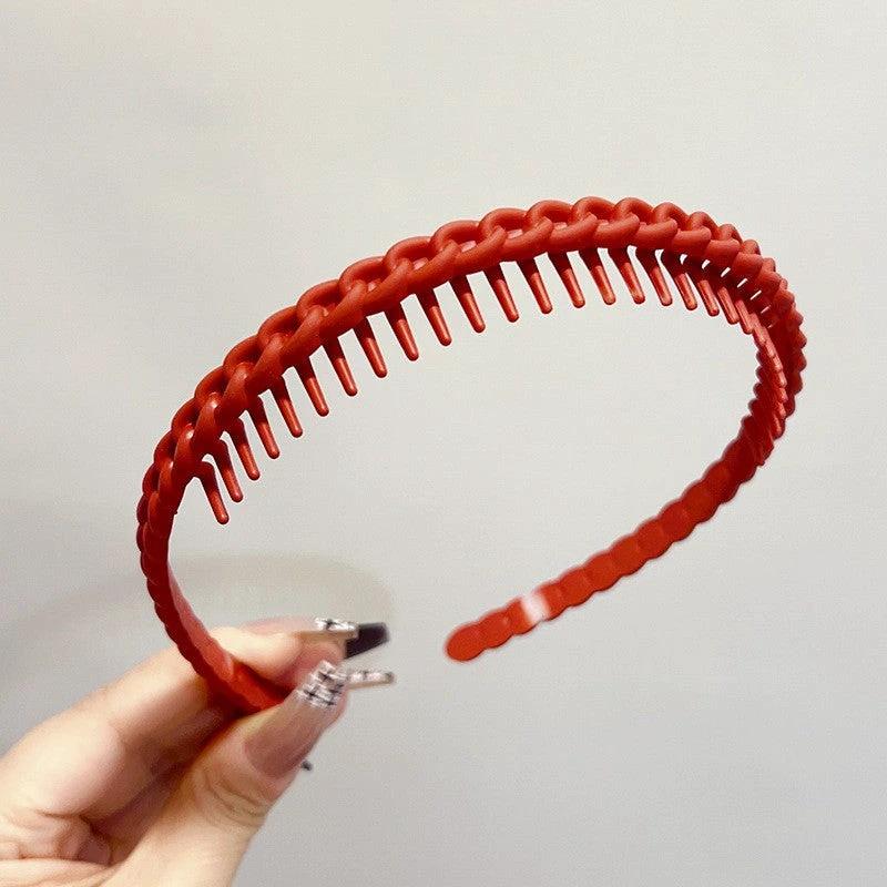 Stylish Matte Face Wash Headband with Teeth for Anti-Slip by BowLift