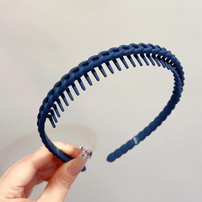 Stylish Matte Face Wash Headband with Teeth for Anti-Slip by BowLift