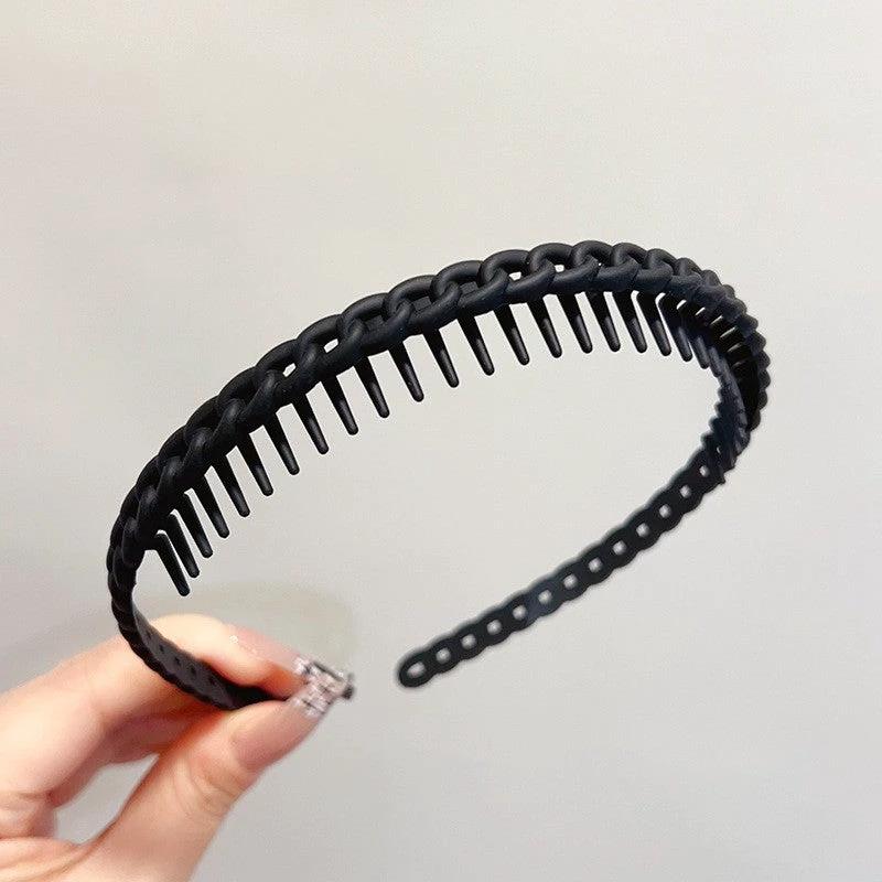 Stylish Matte Face Wash Headband with Teeth for Anti-Slip by BowLift