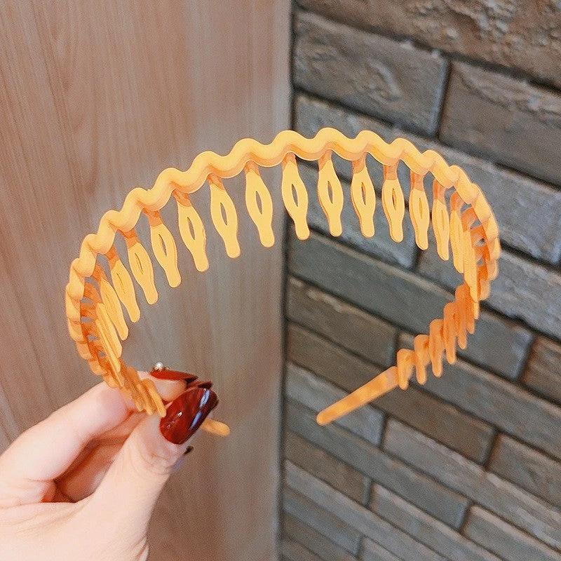 Stylish Matte Face Wash Headband with Teeth for Anti-Slip by BowLift