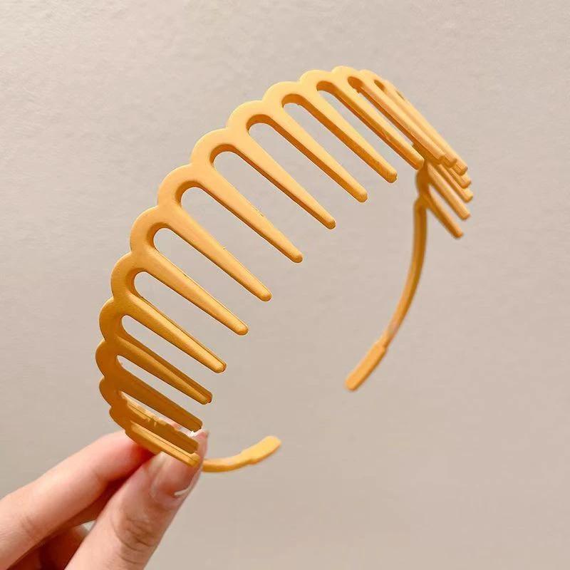 Stylish Matte Face Wash Headband with Teeth for Anti-Slip by BowLift