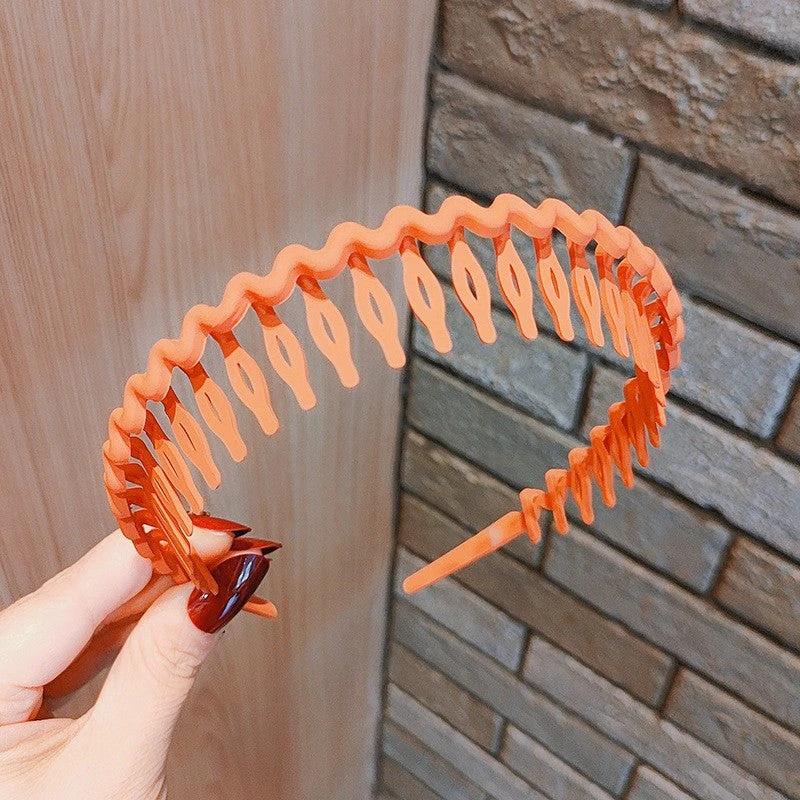 Stylish Matte Face Wash Headband with Teeth for Anti-Slip by BowLift