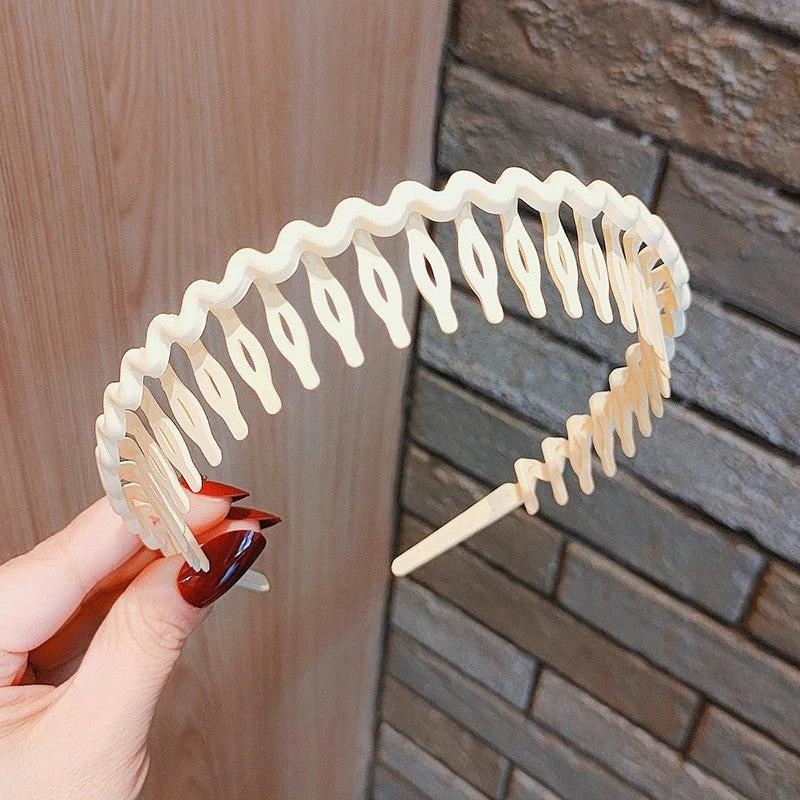 Stylish Matte Face Wash Headband with Teeth for Anti-Slip by BowLift