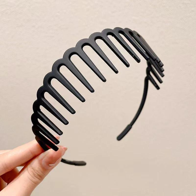 Stylish Matte Face Wash Headband with Teeth for Anti-Slip by BowLift